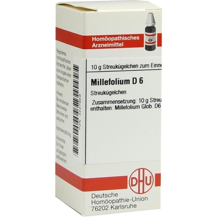 MILLEFOLIUM D 6 Globuli 10 g