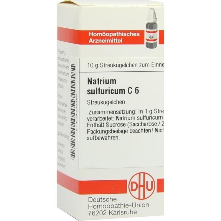 NATRIUM SULFURICUM C 6 Globuli 10 g