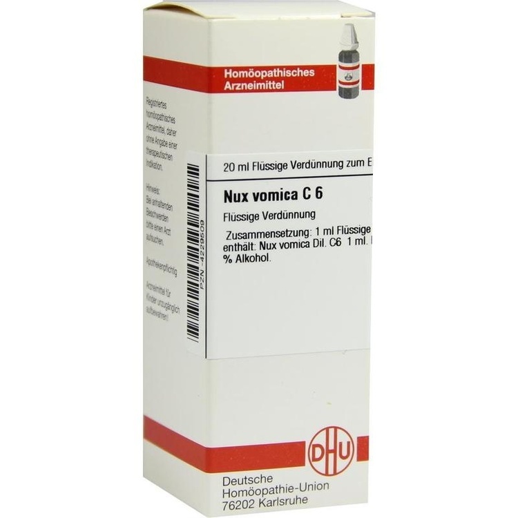 NUX VOMICA C 6 Dilution 20 ml