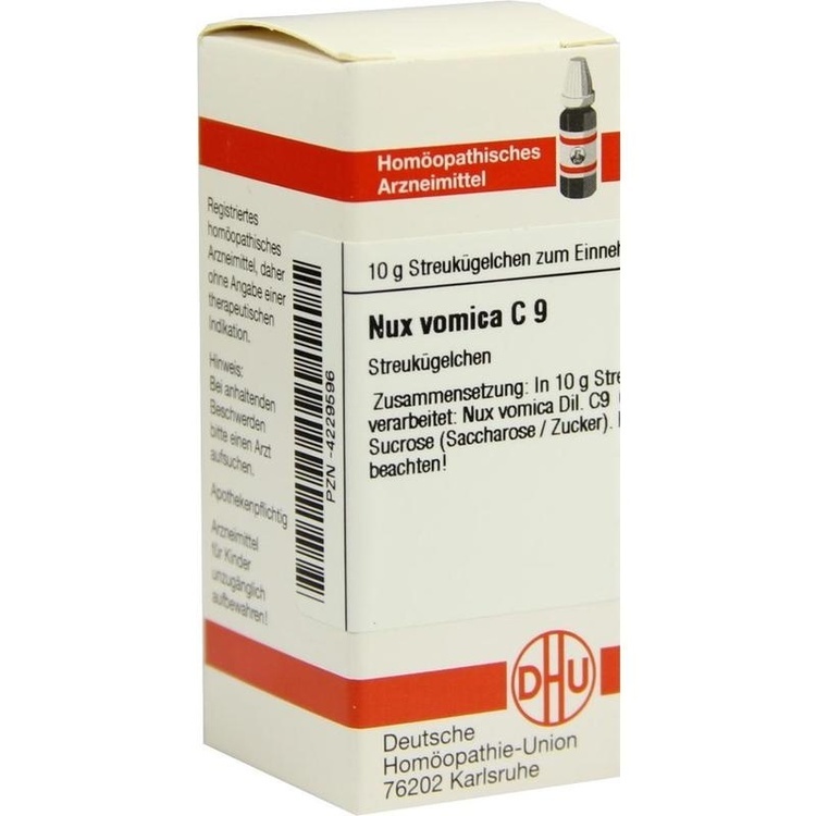 NUX VOMICA C 9 Globuli 10 g