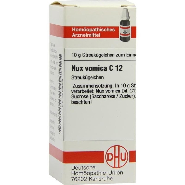 NUX VOMICA C 12 Globuli 10 g