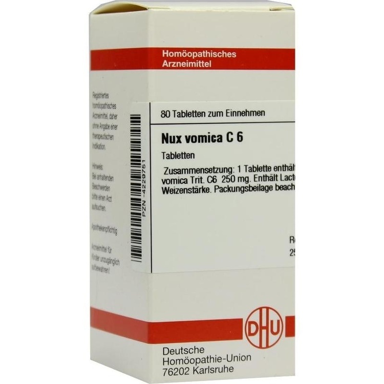 NUX VOMICA C 6 Tabletten 80 St