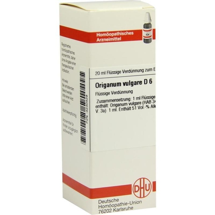 ORIGANUM VULGARE D 6 Dilution 20 ml