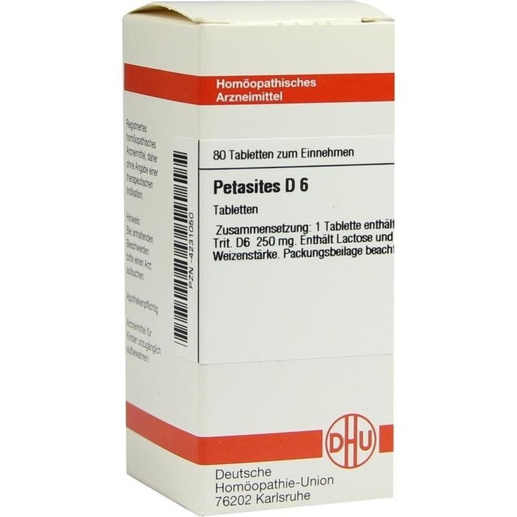 PETASITES D 6 Tabletten 80 St