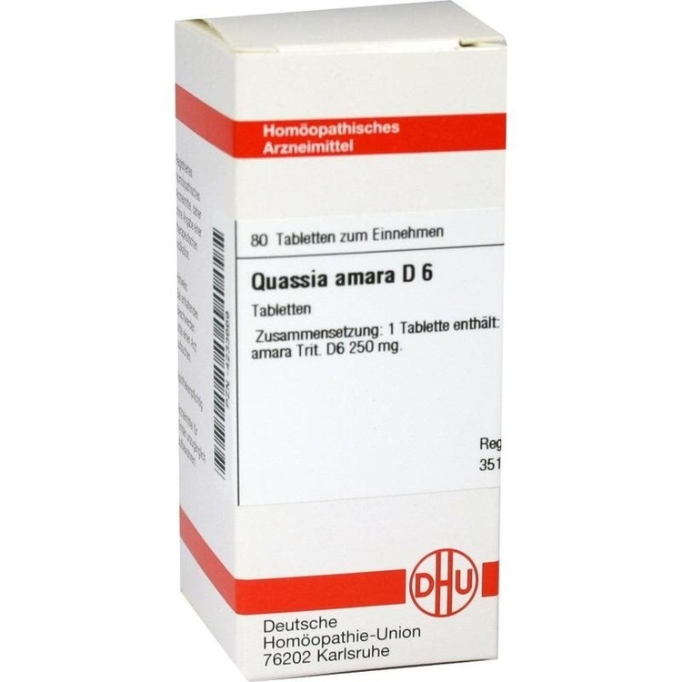 QUASSIA D 6 Tabletten 80 St