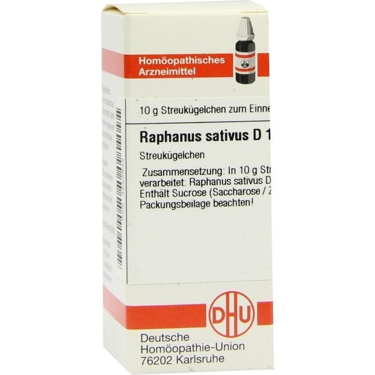 RAPHANUS SATIVUS D 12 Globuli 10 g