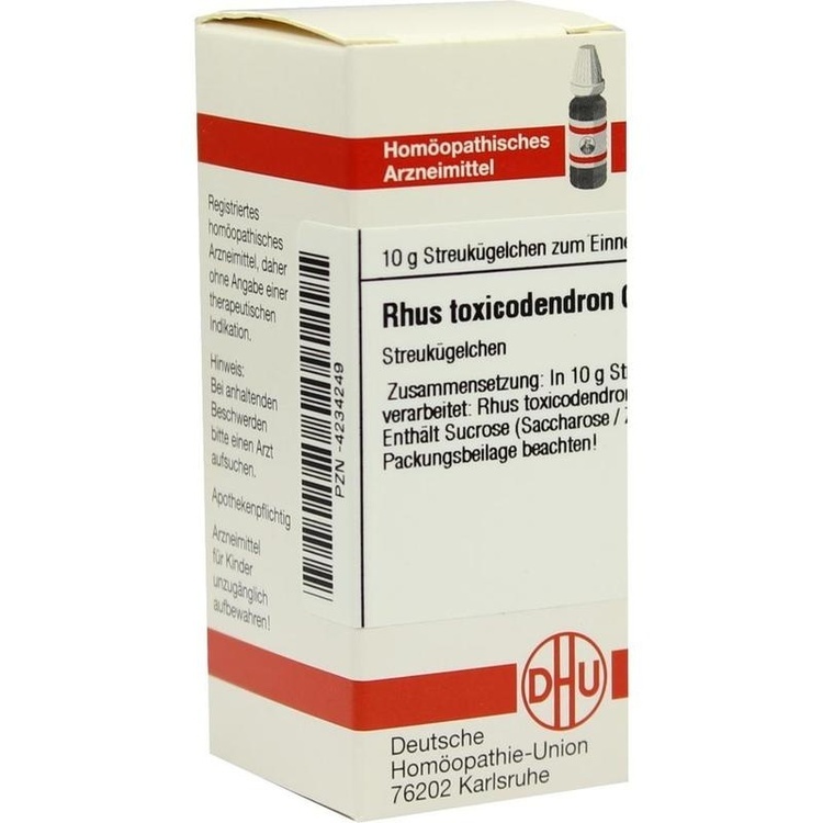RHUS TOXICODENDRON C 4 Globuli 10 g