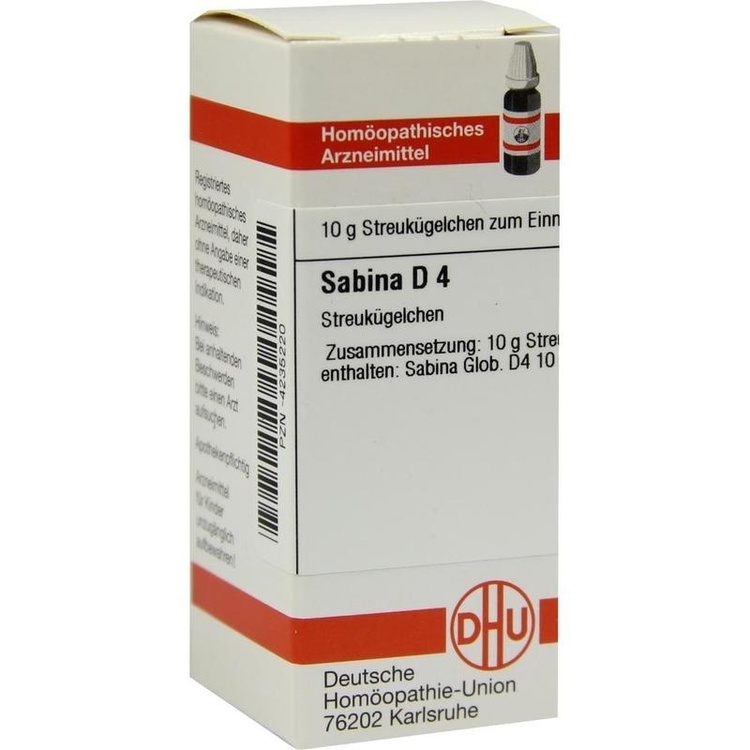 SABINA D 4 Globuli 10 g