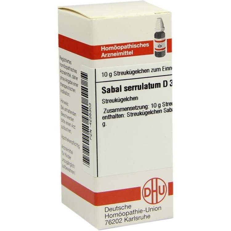 SABAL SERRULATUM D 3 Globuli 10 g