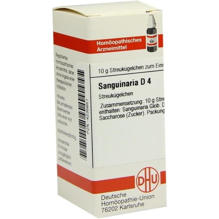 SANGUINARIA D 4 Globuli 10 g