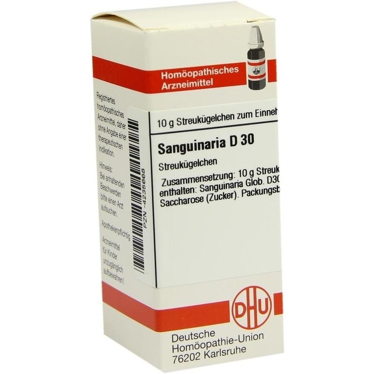 SANGUINARIA D 30 Globuli 10 g