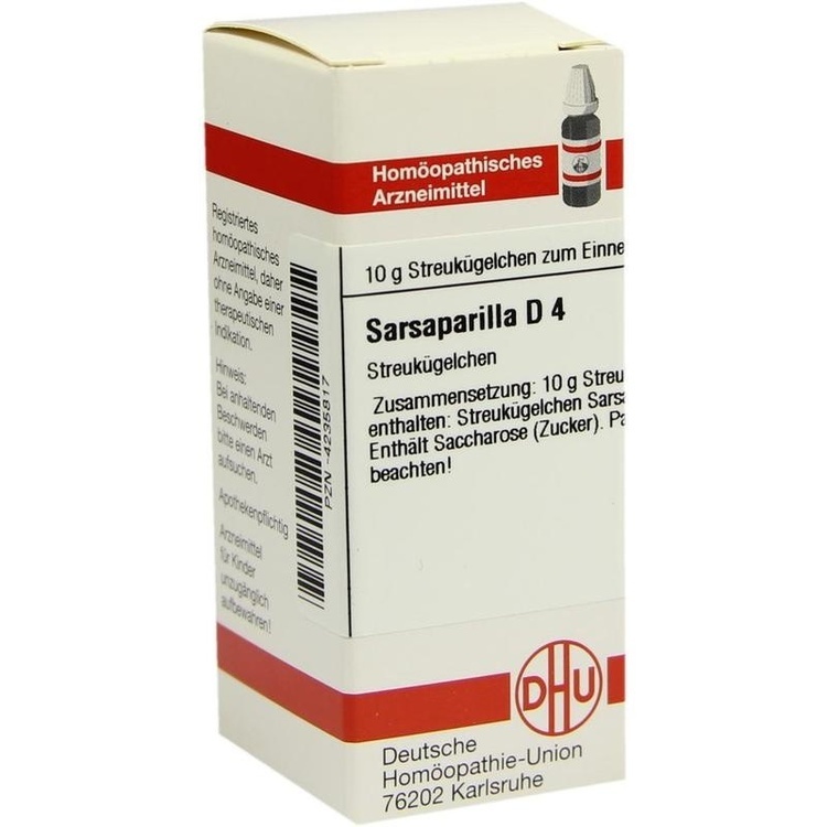 SARSAPARILLA D 4 Globuli 10 g