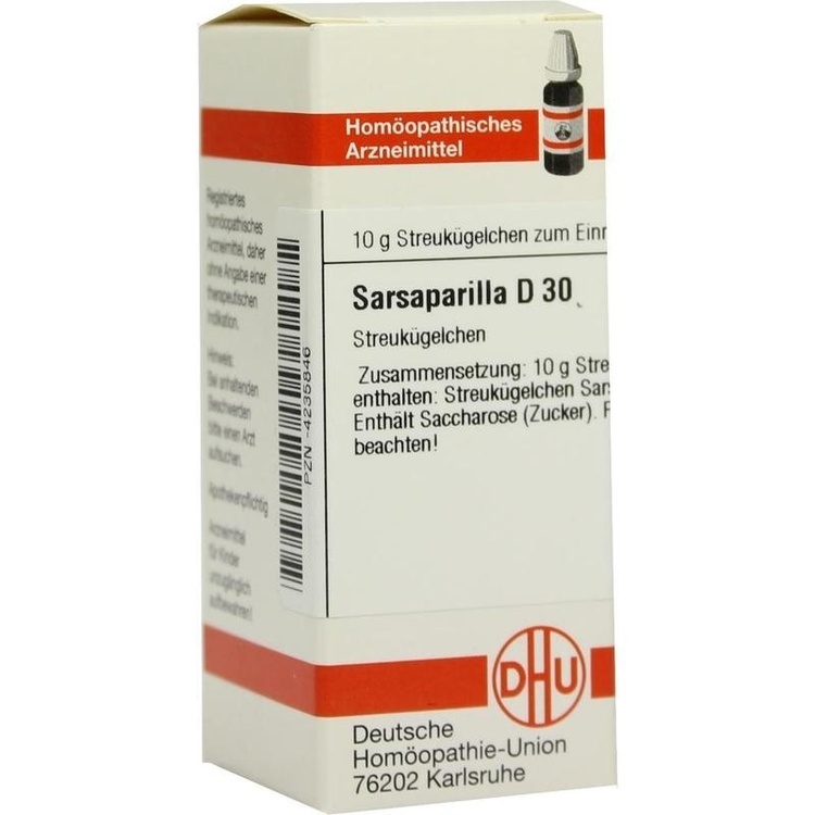 SARSAPARILLA D 30 Globuli 10 g