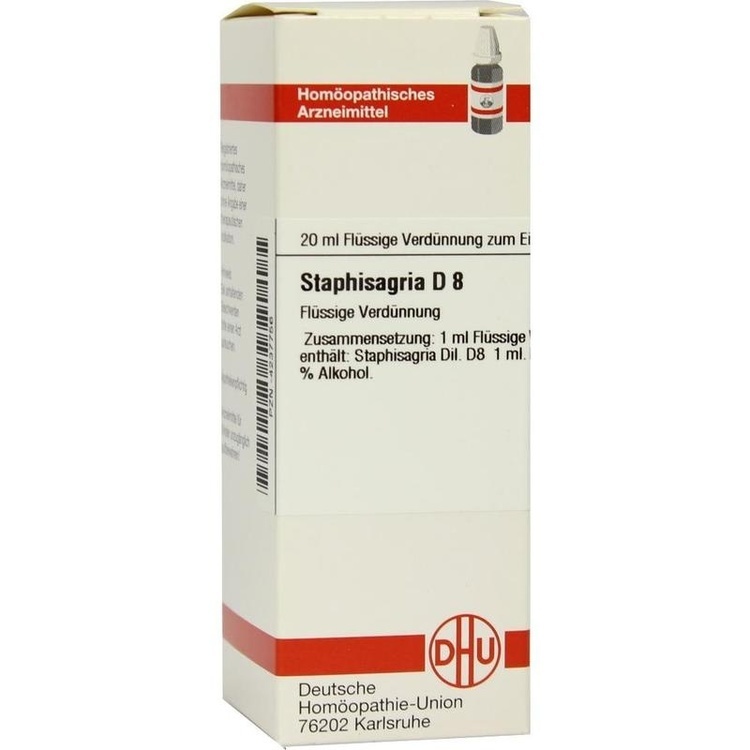 STAPHISAGRIA D 8 Dilution 20 ml