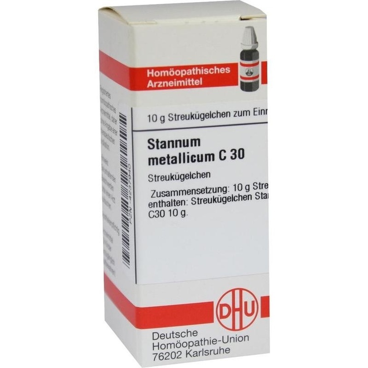 STANNUM METALLICUM C 30 Globuli 10 g