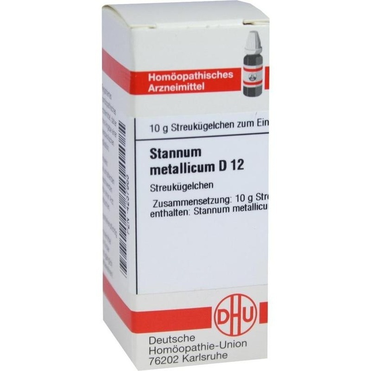 STANNUM METALLICUM D 12 Globuli 10 g