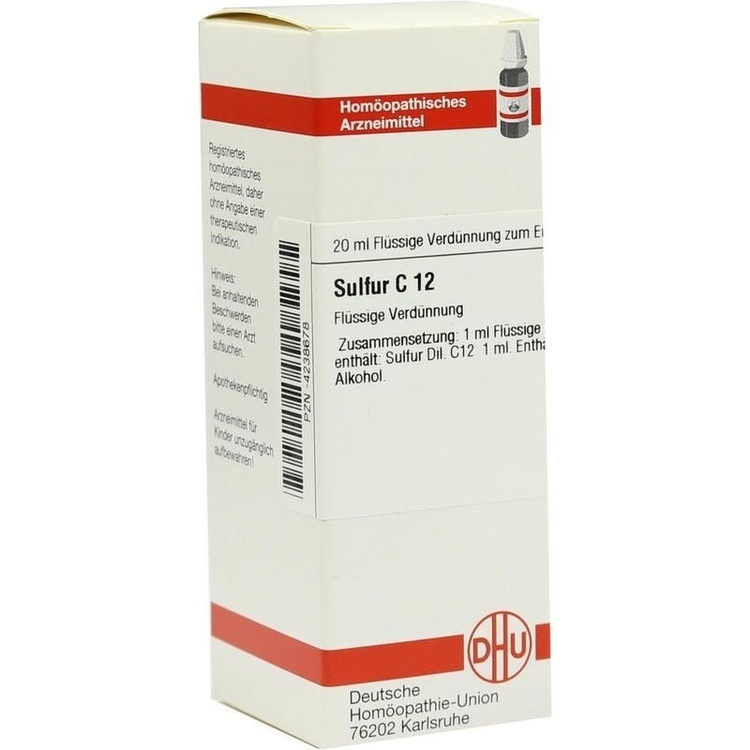 SULFUR C 12 Dilution 20 ml