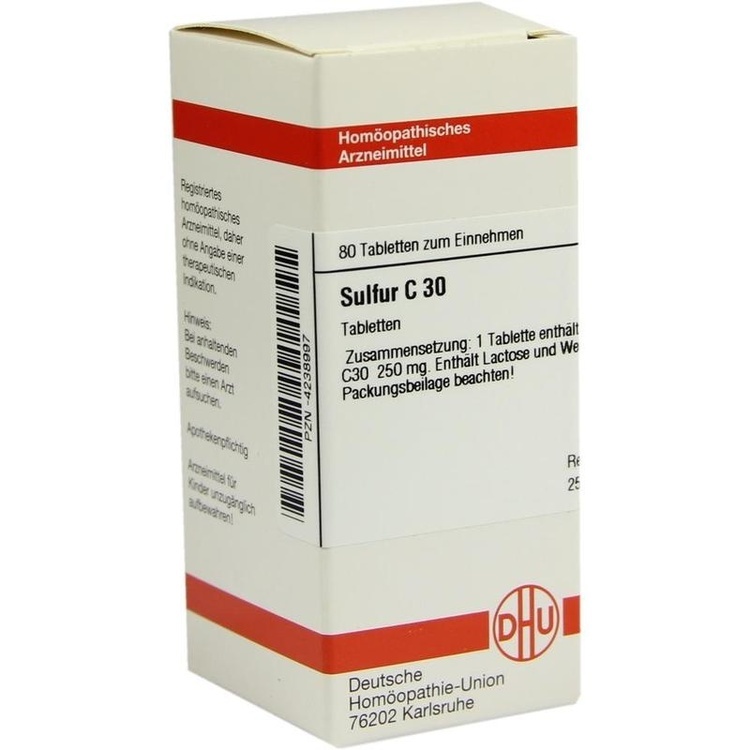 SULFUR C 30 Tabletten 80 St