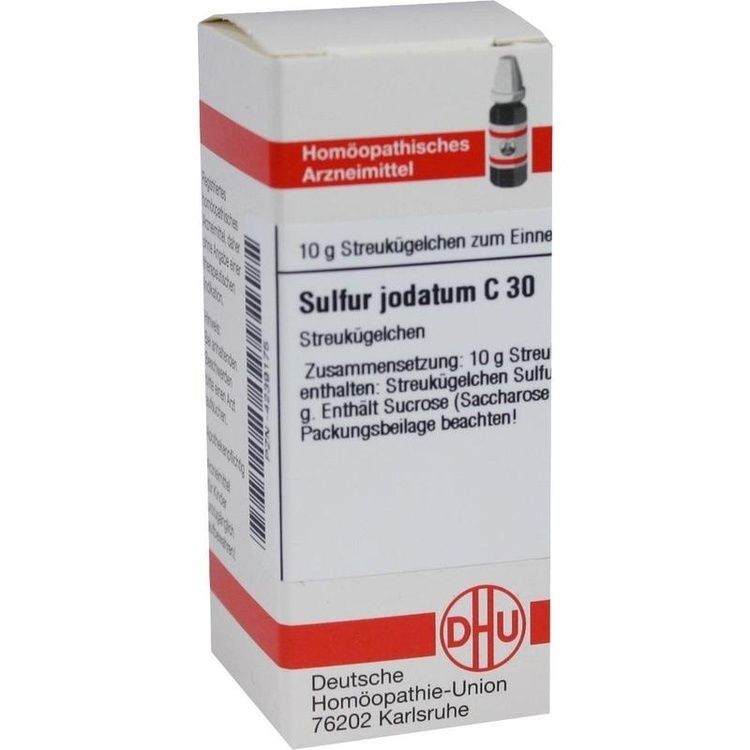 SULFUR JODATUM C 30 Globuli 10 g