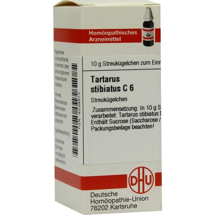 TARTARUS STIBIATUS C 6 Globuli 10 g