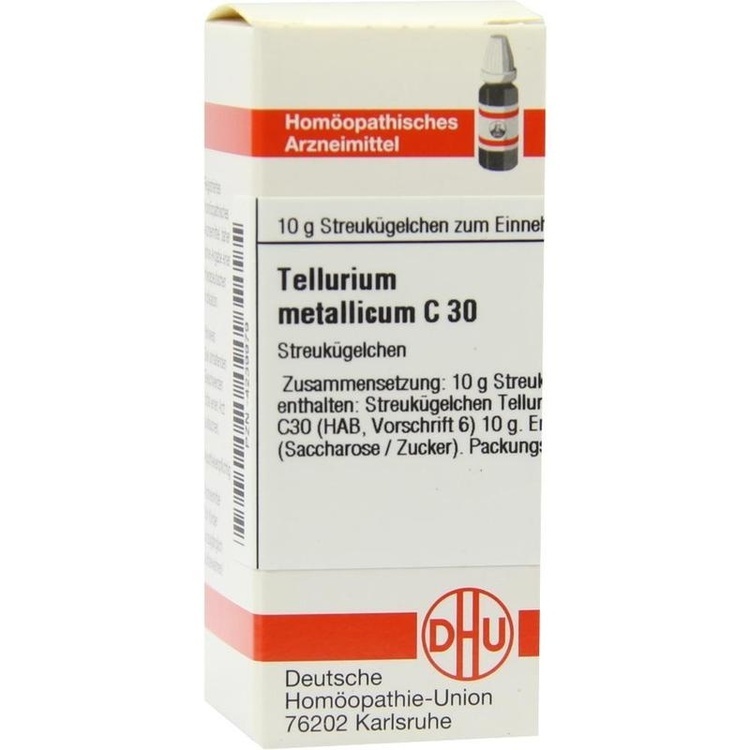 TELLURIUM metallicum C 30 Globuli 10 g