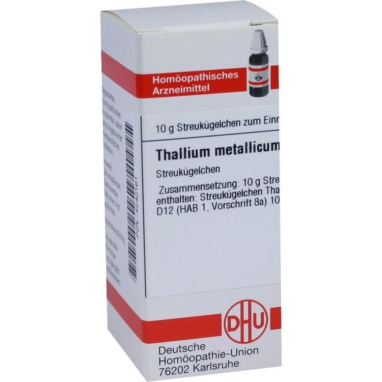 THALLIUM METALLICUM D 12 Globuli 10 g