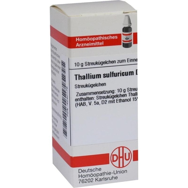 THALLIUM SULFURICUM D 6 Globuli 10 g