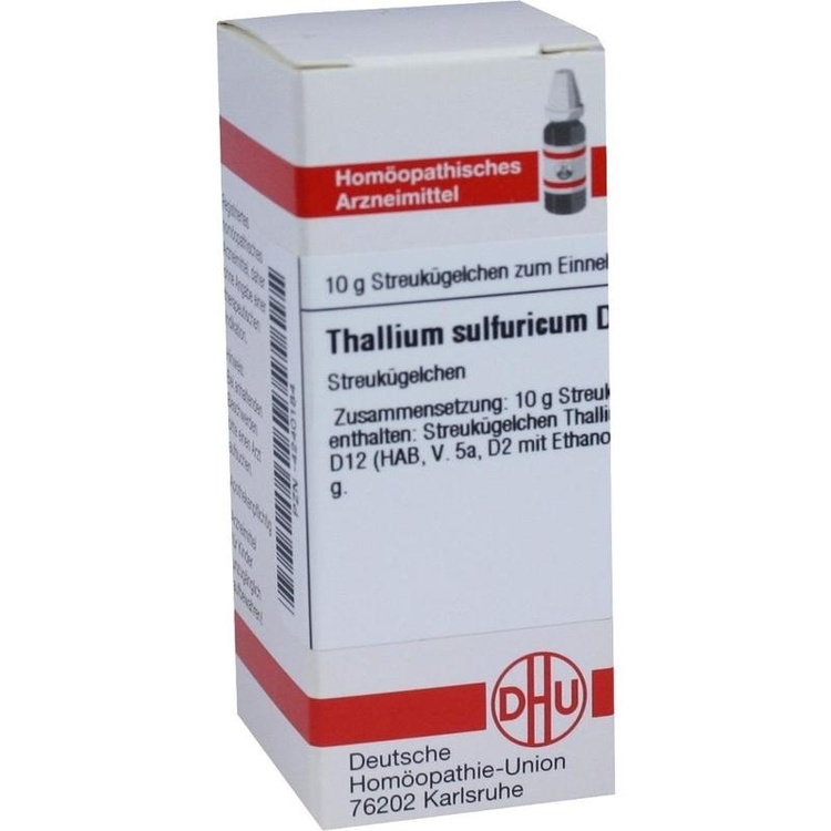 THALLIUM SULFURICUM D 12 Globuli 10 g