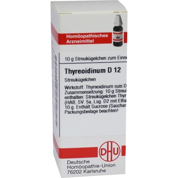 THYREOIDINUM D 12 Globuli 10 g