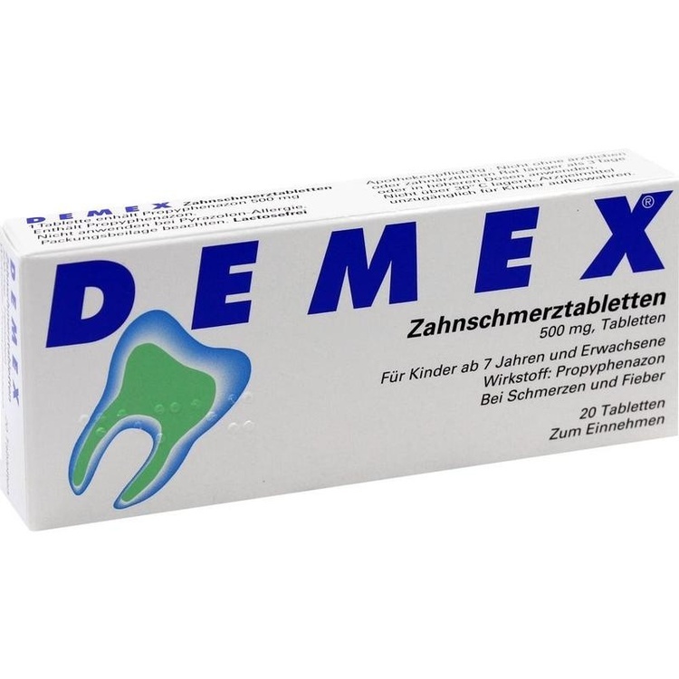 DEMEX Zahnschmerztabletten 20 St