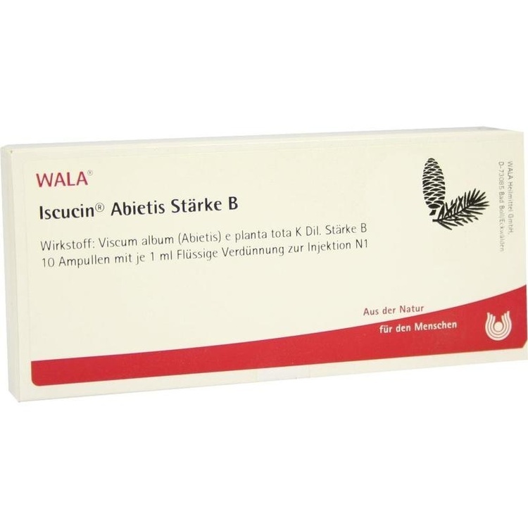 ISCUCIN abietis Stärke B Ampullen 10X1 ml