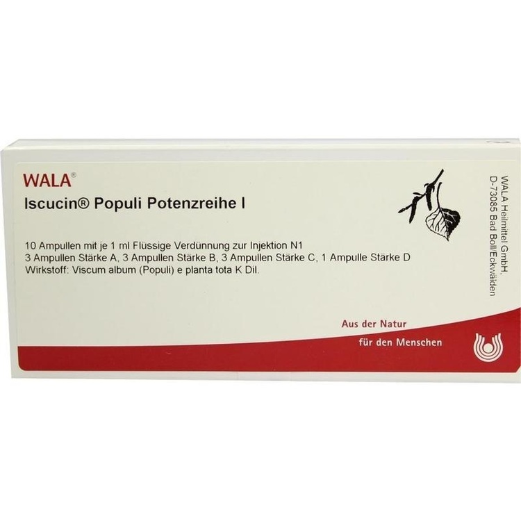 ISCUCIN populi Potenzreihe I Ampullen 10X1 ml