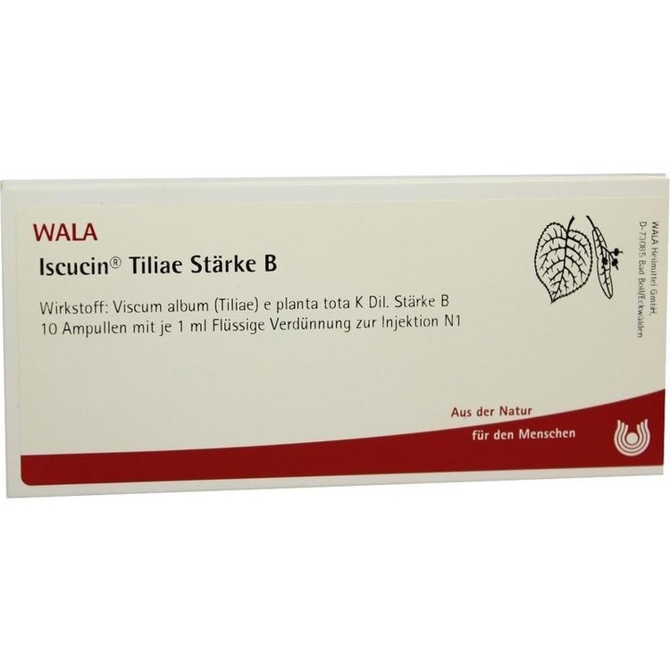 ISCUCIN tiliae Stärke B Ampullen 10X1 ml