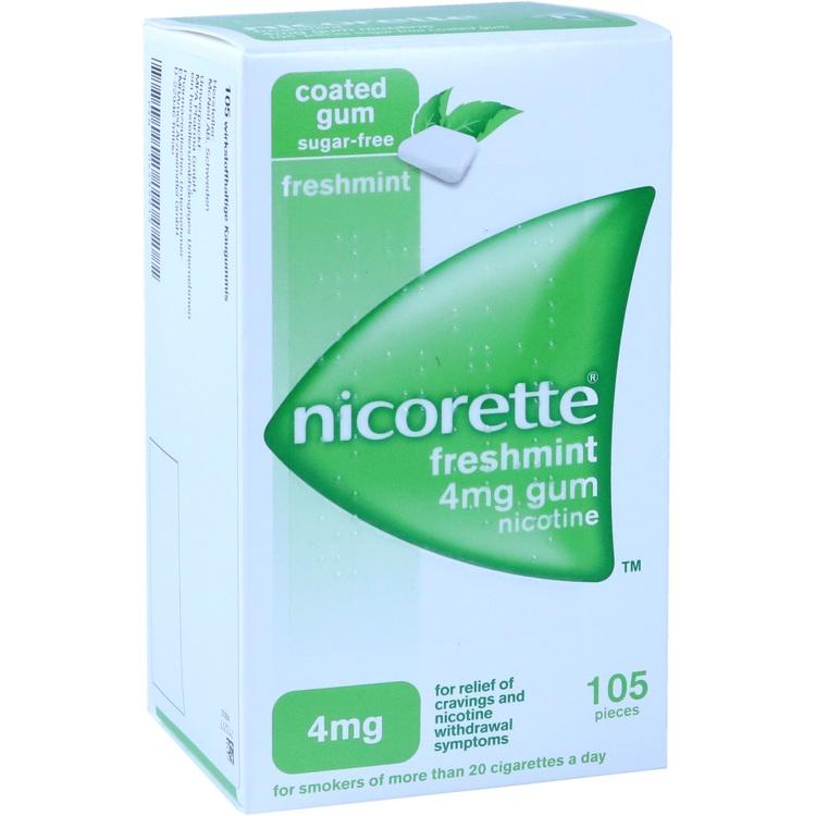 NICORETTE Kaugummi 4 mg freshmint 105 St