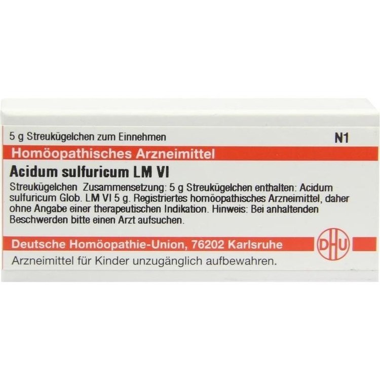 ACIDUM SULFURICUM LM VI Globuli 5 g