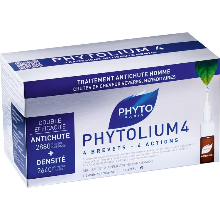 PHYTOLIUM 4 Anti-Haarausfall Kur Ampullen 12X3.5 ml