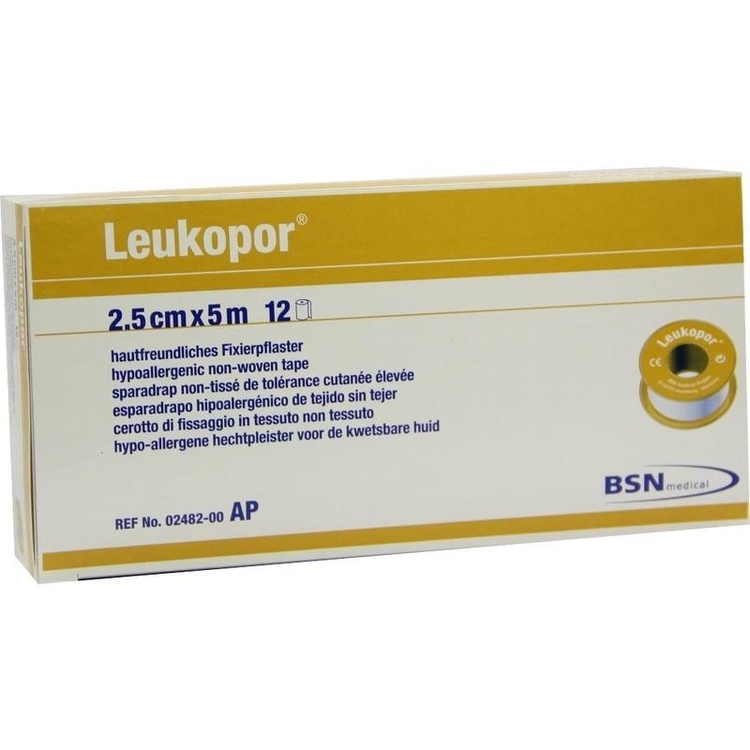 LEUKOPOR 2,5 cmx5 m 12 St