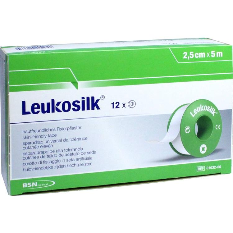 LEUKOSILK 2,5 cmx5 m 12 St