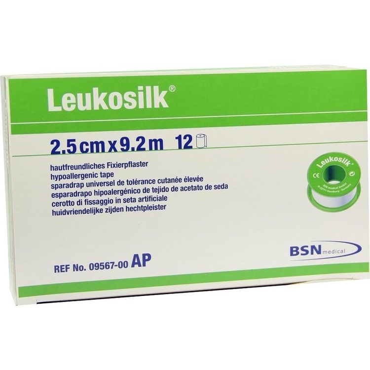 LEUKOSILK 2,5 cmx9,2 m 12 St