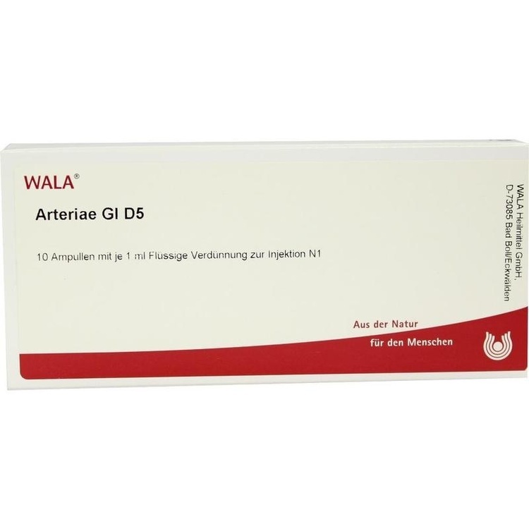 ARTERIAE GL D 5 Ampullen 10X1 ml