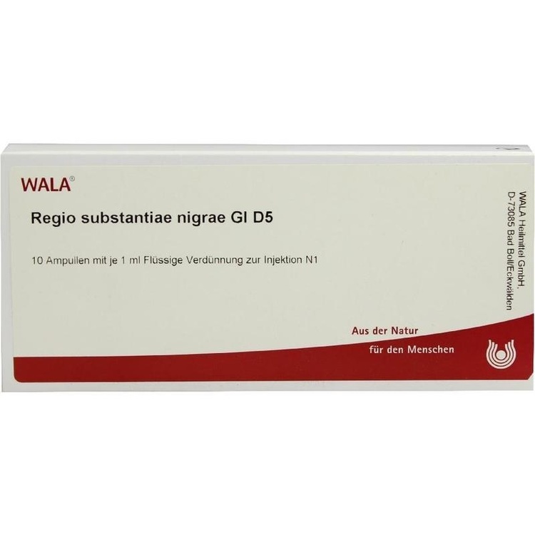 REGIO substantiae nigrae GL D 5 Ampullen 10X1 ml