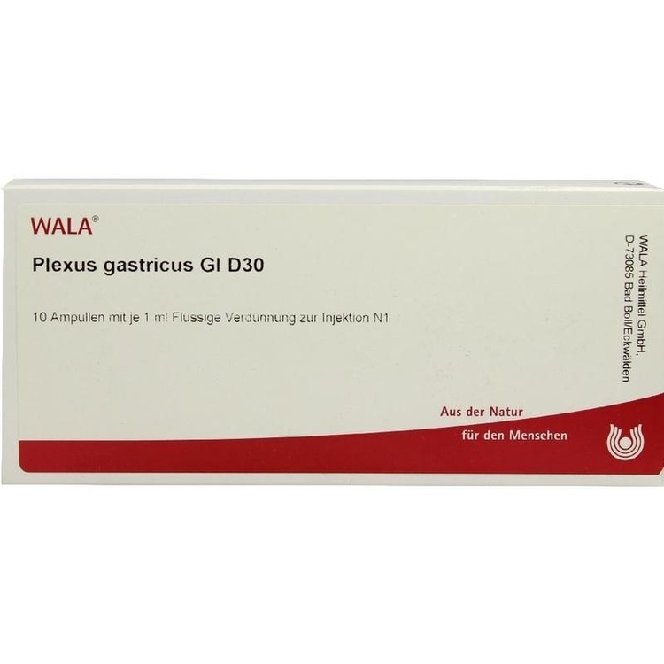 PLEXUS GASTRICUS GL D 30 Ampullen 10X1 ml