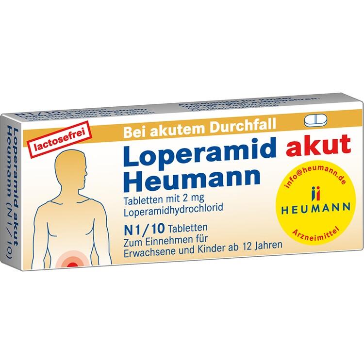 LOPERAMID akut Heumann Tabletten 10 St