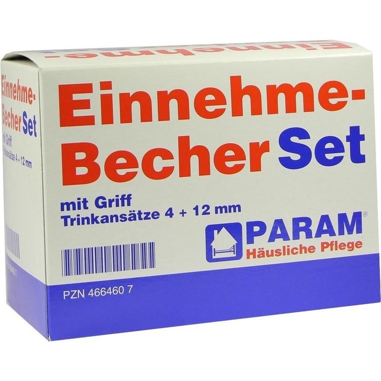 EINNEHMEBECHER Kunststoff m.Griff Set 4+12 mm 1 St
