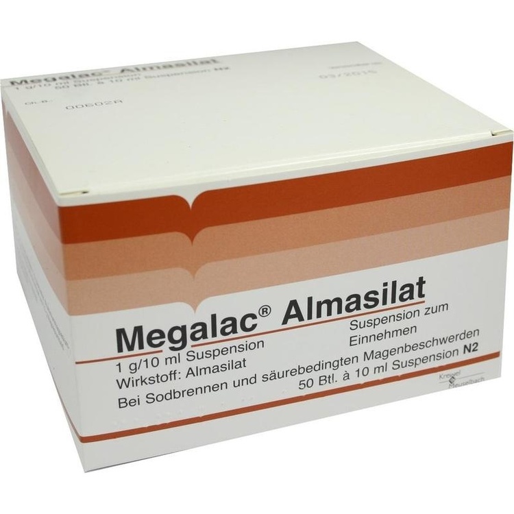 MEGALAC Almasilat Suspension 50X10 ml