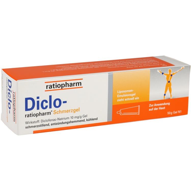 DICLO-RATIOPHARM Schmerzgel 50 g