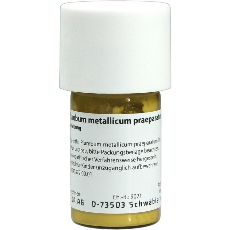 PLUMBUM METALLICUM praep. D 20 Trituration 20 g