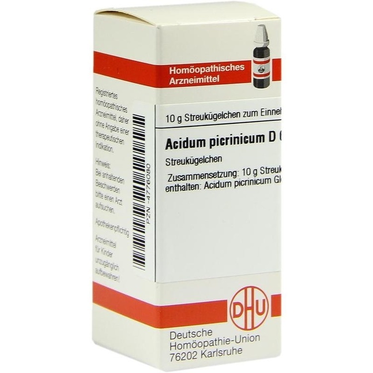 ACIDUM PICRINICUM D 6 Globuli 10 g