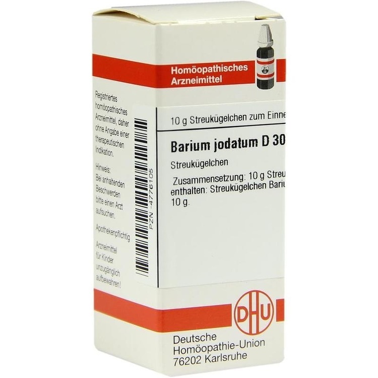 BARIUM JODATUM D 30 Globuli 10 g