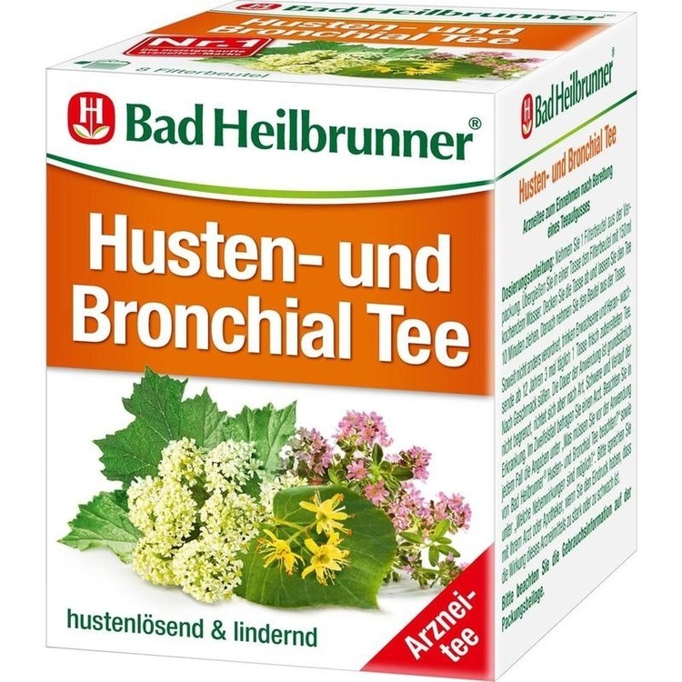 BAD HEILBRUNNER Husten- und Bronchial Tee N Fbtl. 8X2.0 g
